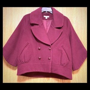 Wooly Eva Mendes poncho coat. Perfect for fall!